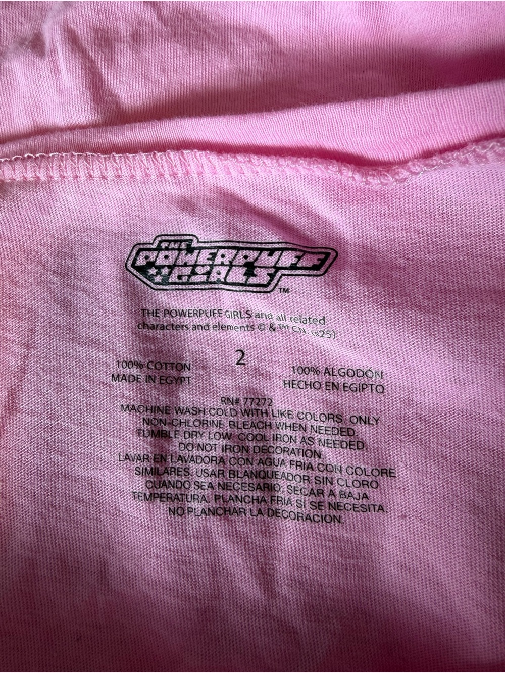 Torrid Pink Powerpuff Girl Top Sugar & Spice w/ Powerpuff Girl Shorts Set - Picture 4 of 4